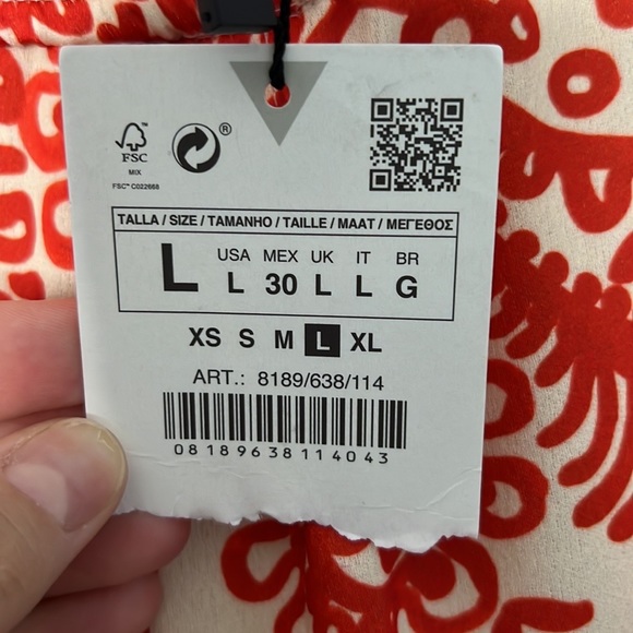 Zara flared floral print pants - Picture 6 of 11